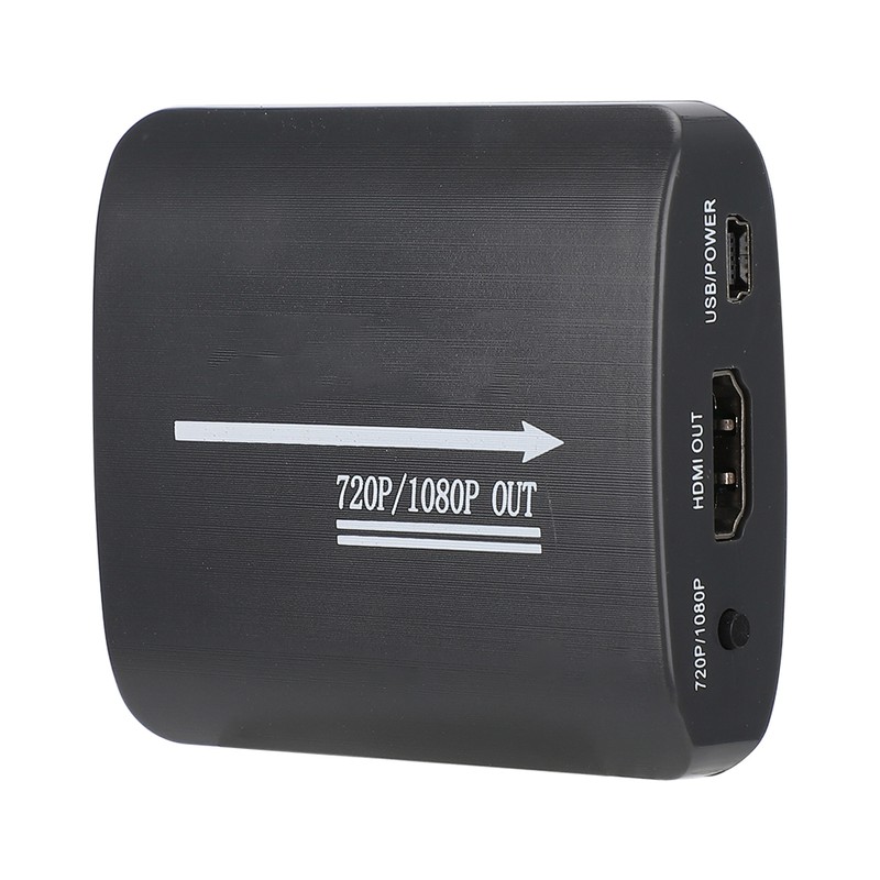 Mini AV CVBS RCA to HDMI Video Audio Converter Adapter