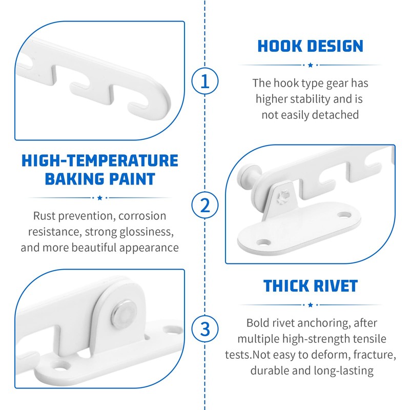 Anseom Pack of 2 Window Stoppers, Tilting Window Protection for