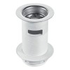 McAlpine BSW2 1.25" White Plastic Basin Waste - Backnut Model
