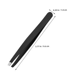 ORFOFE 4Pcs Stainless Steel Eyebrow Tweezers Set Ergonomic Hair Removal Tools for Eyebrows Facial Hair and Eyelash Grooming Durable Easy to Use with Precision Gripping