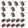 Mixiflor 20 Pcs Flap Wheel Sander Set, 1/8" Shank 80