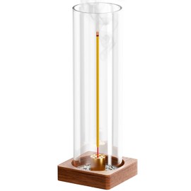 1 Pack Incense Holder for Sticks, Insence-Stick Holder Ash Catcher with Removable Glass, Anti-Ash Flying Mess-Free Incense Burner Holder, Perfect for Meditation Yoga Relaxation, Home Decor