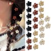 24 PCS Flower Claw Clips Non-Slip Hair Barrettes Mini Hair