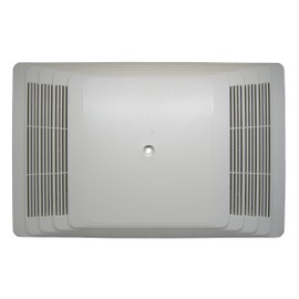 Broan S97013581 Bathroom Fan Cover Grille Assembly Kit, White