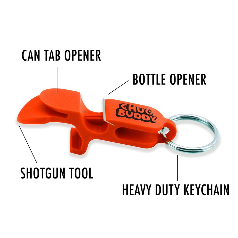 Chug Buddy Beer Bong Tube and Funnel with Valve, 8