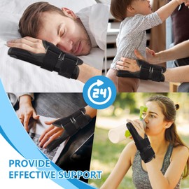 joingood Pinky Finger Splint, Finger Splint for Pinky, Broken Pinky Finger Brace, Little Finger Splint, Metacarpal Finger Splint Hand Brace for Trigger Finger, Arthritis, Pinky Splint Left Hand, M