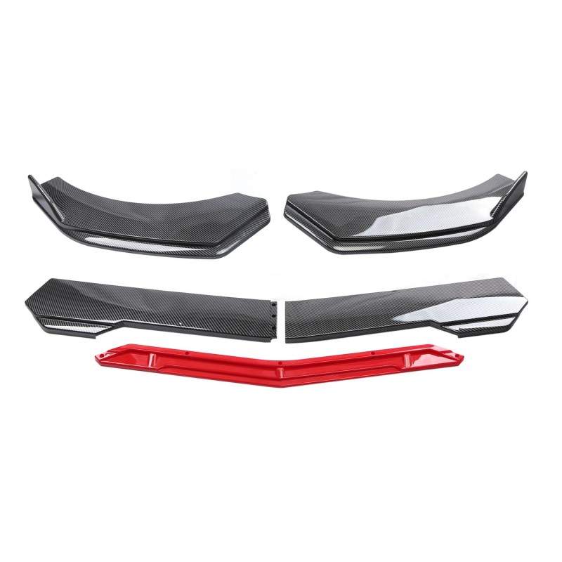 For Chrysler 300 2005-20 Front Bumper Lip Splitter Spoiler carbon