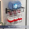 VOLPONE 24 Inch Towel Rack with Towel Bar Holder Foldable