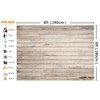 WOLADA Vintage Wood Backdrop 8x6FT 9641