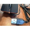 Unbranded USB Mouse Black with Orange