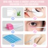 Eyelash Extension Kit with Mannequin Head Practice Lashes Exercise Set