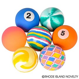 Rhode Island Novelty 38MM 1.50 Inch Assorted Bouncy Balls, 50 Balls per Order