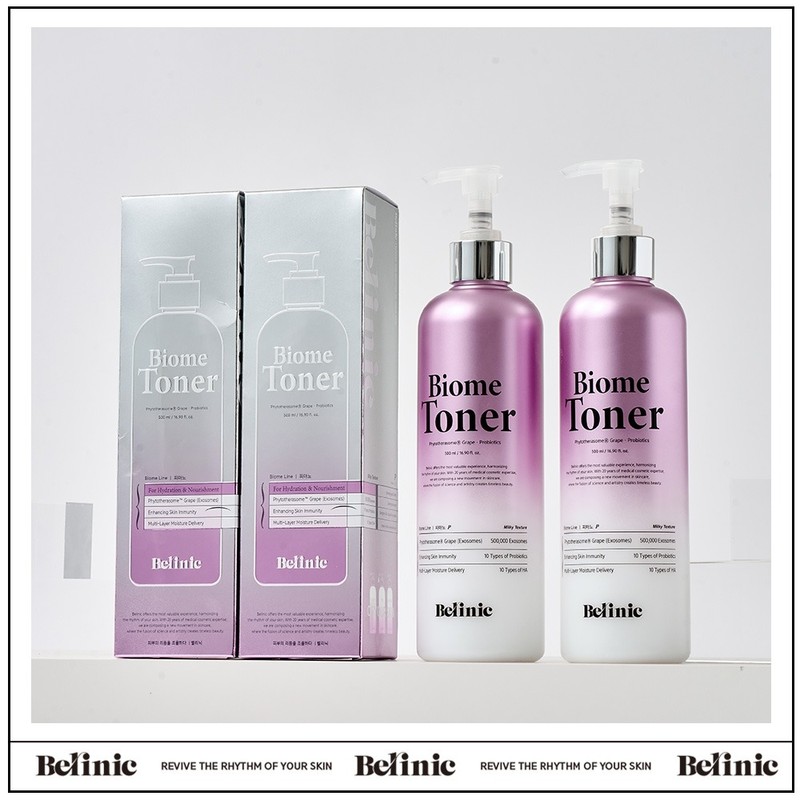 Bellinic Biome Toner 500ml Exosome Cosmetics+ / 벨리닉 바이옴 토너