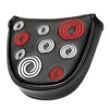 Stylish Magnetic Closure Half Round for Golf Headcover PU Leather