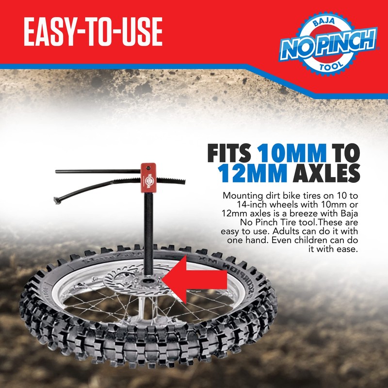 BAJA NO PINCH Baja No Pinch Dirt Bike Tire Changing