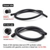 BARTOO Universal Adjustable Fuel Pressure Regulator Kit, Aluminum Fuel Regulator,
