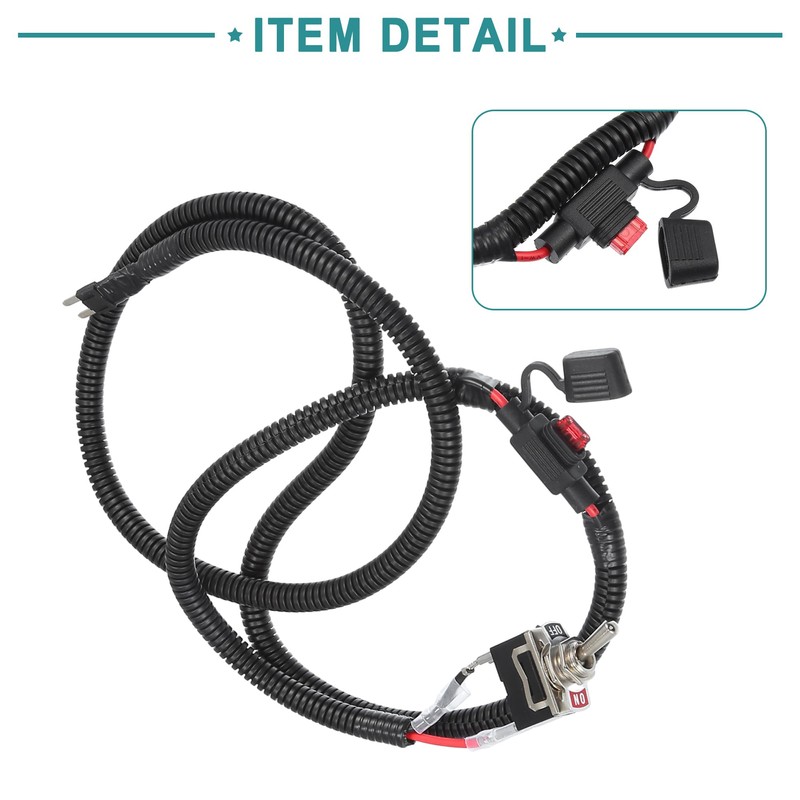 ACROPIX 133.5cm 52.56" Universal Automotive Switched Fuse Bypass Kit Replacement