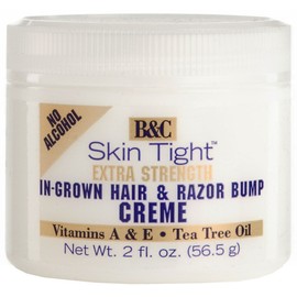 B&C Skin Tight Ingrown Hair Razor Bump Creme 2 oz. (Pack of 2)