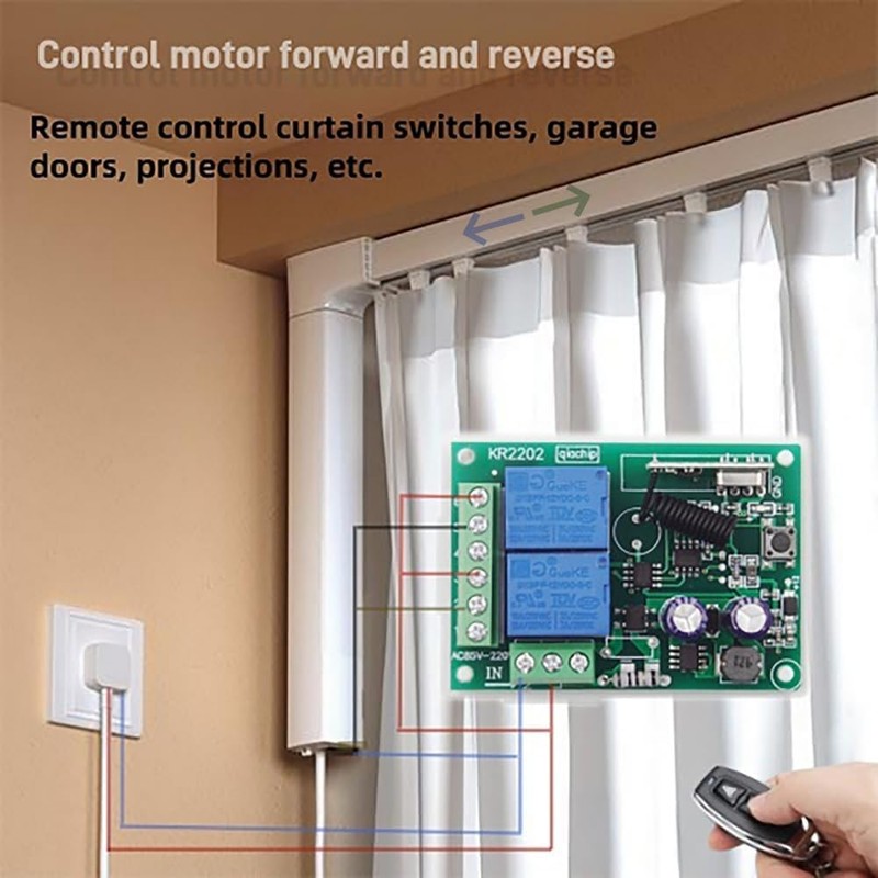 QIACHIP Wireless Switch 220 V 230 V Radio Remote Control