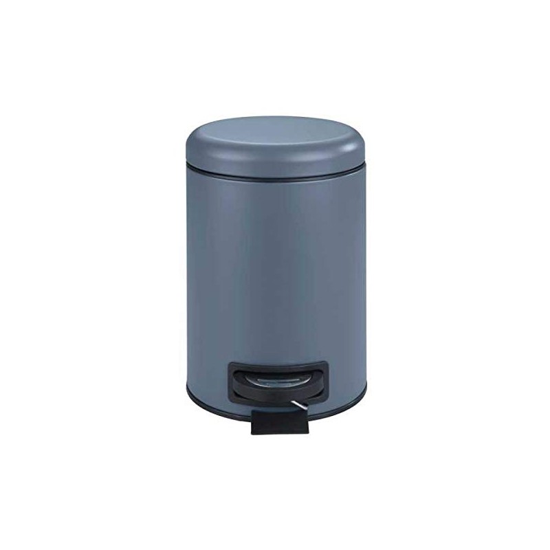 WENKO Leman Cosmetic Pedal Bin Slate Blue 3 L