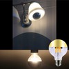 Lxcom Lighting Half Chrome Gold LED Light Bulb 7W Dimmable