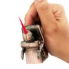 Metal Retro Red Bronze Windproof Butane Torch Lighter,Cool Refillable Lighters,Adjustable
