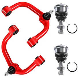 GPMMWPG Front Upper Control Arms for 2-4" Leveling Lift kit Compatible with Ford F150 2004-2022, Adjustable Tubular Arms w/Ball Joints Replaces for Factory Suspension Kit