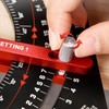Woodworking Triangle Ruler Aluminum Alloy Accurate Laser Scale Triangle Ruler