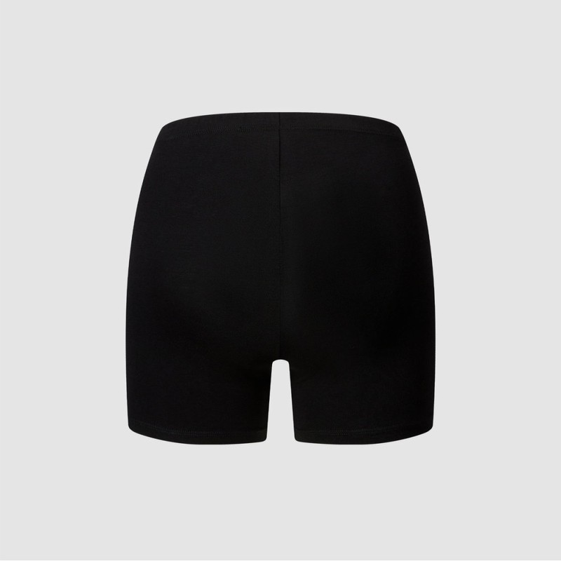 JAJU [JAJU] Women's Cotton Inner Pants 2 Pairs_Black