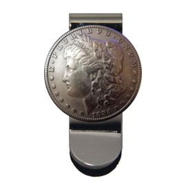 Custom Morgan Dollar Heads Money Clip