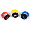 1 Set of SHK HeroForce Power Rings: Fire, Electricity, and