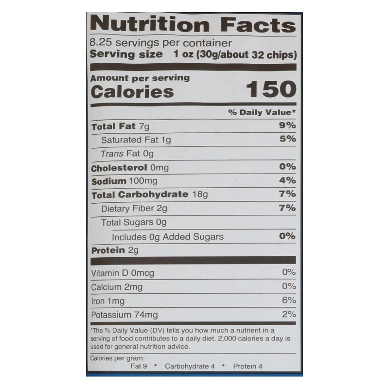 UD_R. W. Garcia Organic Yellow Corn Chips Case of 12