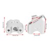 22mm Universal Motorcycle Handle Bar Riser Handlebar Clamp Back Move