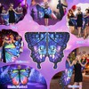 FORMIZON Butterfly Costume Women's Double-Sided Print, Butterfly Wings Adults, 4-Piece
