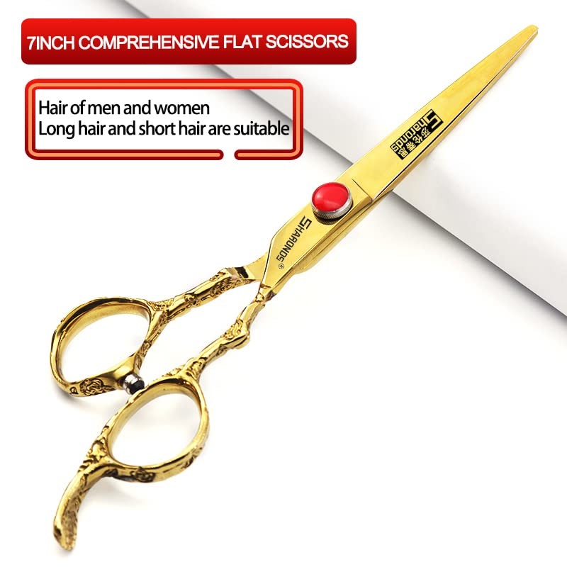 6/7 Inch Professional Hairdressing Scissors, Haircut, Rose Pattern, Hairdressing Scissors,