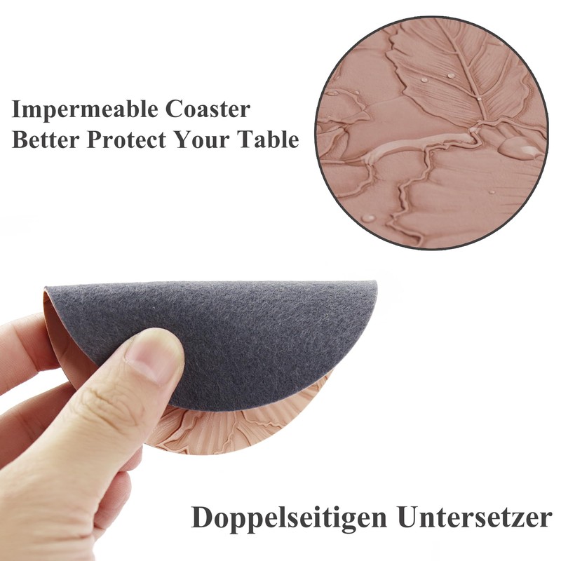 Czzmy Car Coaster 12 Pack Car Cup Holder Coaster Set