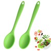 Auvotuis 2 Pcs Silicone Spoons for Cooking Heat Resistant, Non-Stick