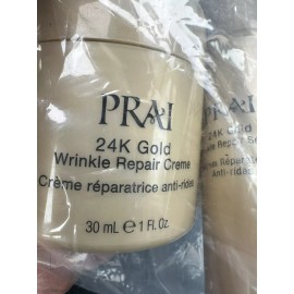PRAI Beauty 24K Gold Wrinkle Repair Creme & Serum 2 PC SET - NEW UNOPENED