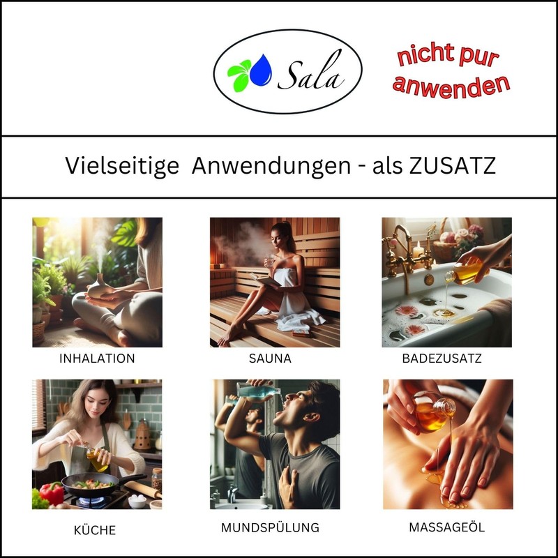 Sala Zirbelkieferöl Zirbenöl Aroma ätherisches Öl naturrein BIO 30 ml