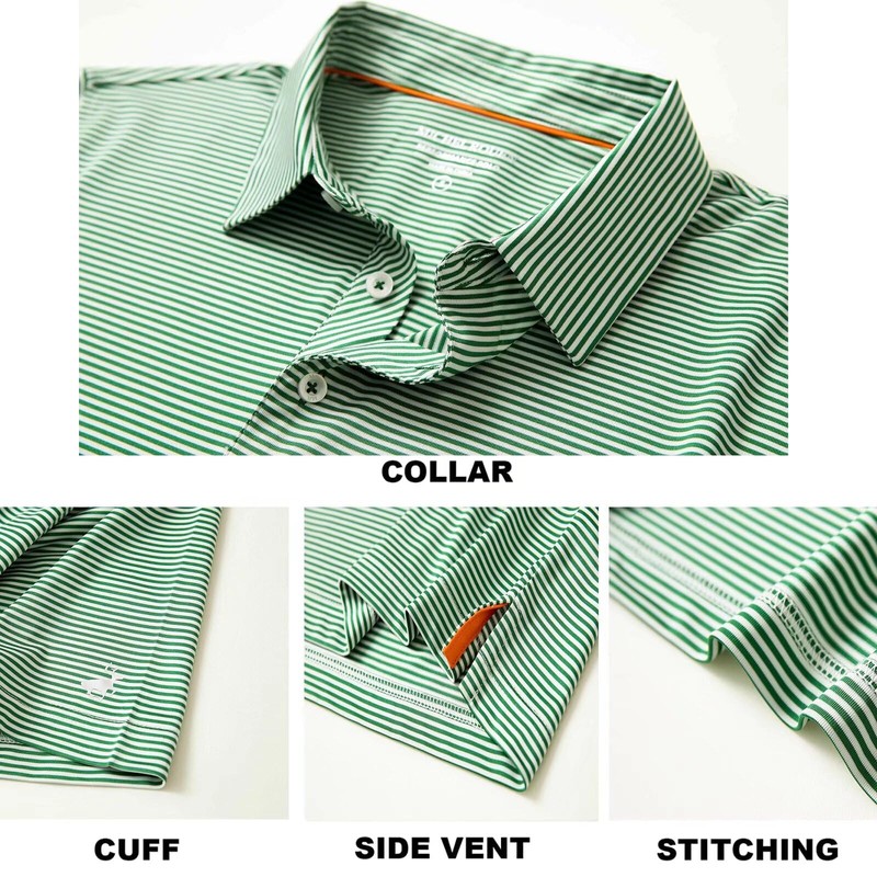 Golf Shirts for Men Dry Fit Moisture Wicking Casual Sport