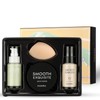 AmiCera Foundation Set, 4Pcs Liquid Foundation Sets Matte Liquid Full