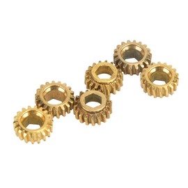 Guitar Tuning Peg Gears, 6pcs Classical Guitar String Tuning Peg Tuner Machine Head Gear 4mm Inner Hex Hole