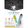 FUFUNOYA Insole, Fatigue-Resistant, Shock Absorption, Flatfoot, Arch Support, Footbed, Men's,
