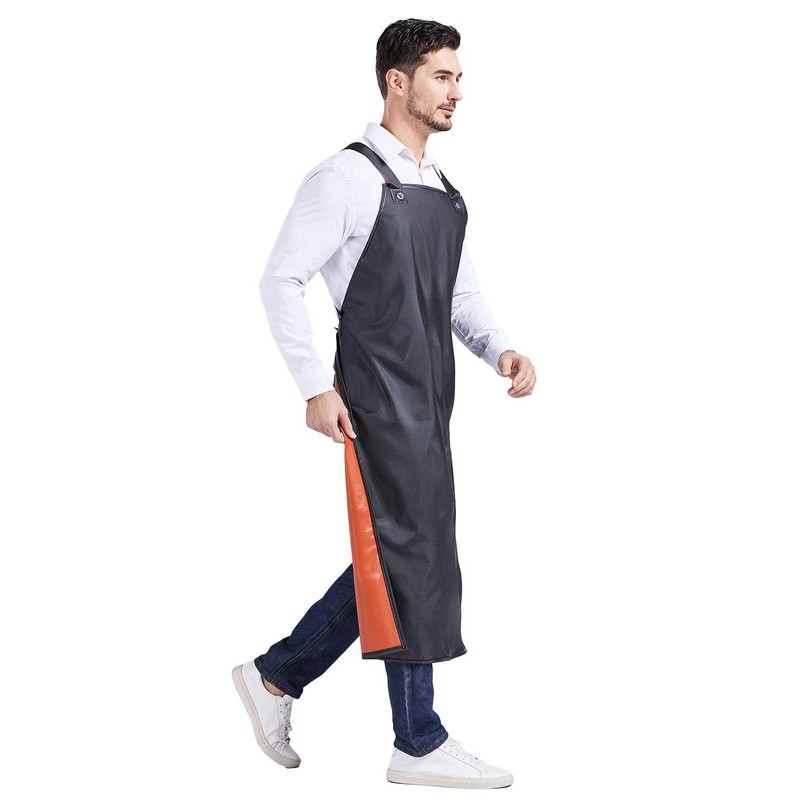 Nanxson Unisex Waterproof Rubber Aprons Work Apron Meat Apron Butcher