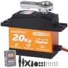 HobbyPark Waterproof Servo Metal Gear RC Servo Digital Servo w/Aluminum