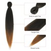 Extensiones de pelo trenzado preestirado, T30, 40.6 cm