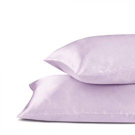 BEDELITE Satin Silk Body Pillow Pillowcase for Hair and Skin, Premium and Silky Lavender Long Body Pillow Case Cover 20x54 with Envelope Closure
