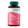 PRONAT Omega Maximum, Suplemento Alimenticio, 90 Cpsulas con Omega 3,