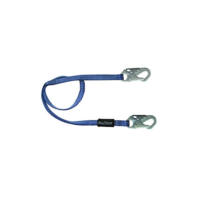 FallTech 8204 Restraint Lanyard - Single Leg with 2 Snap