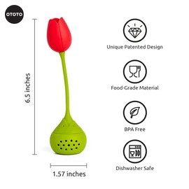 OTOTO - Infusor/filtro de té, tulipán (OT899)